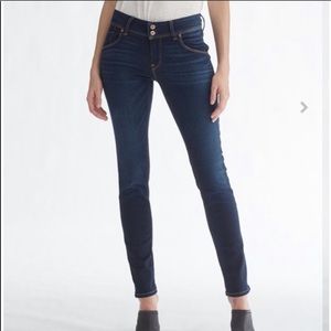 Hudson dark wash skinny jeans